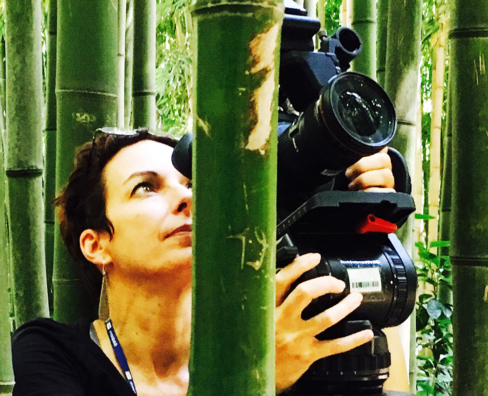 Betty Sergeant with camera